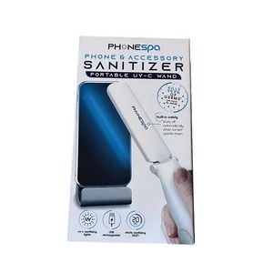 PHONESPA PHONE & ACCESSORY SANITIZER NEW SEALED